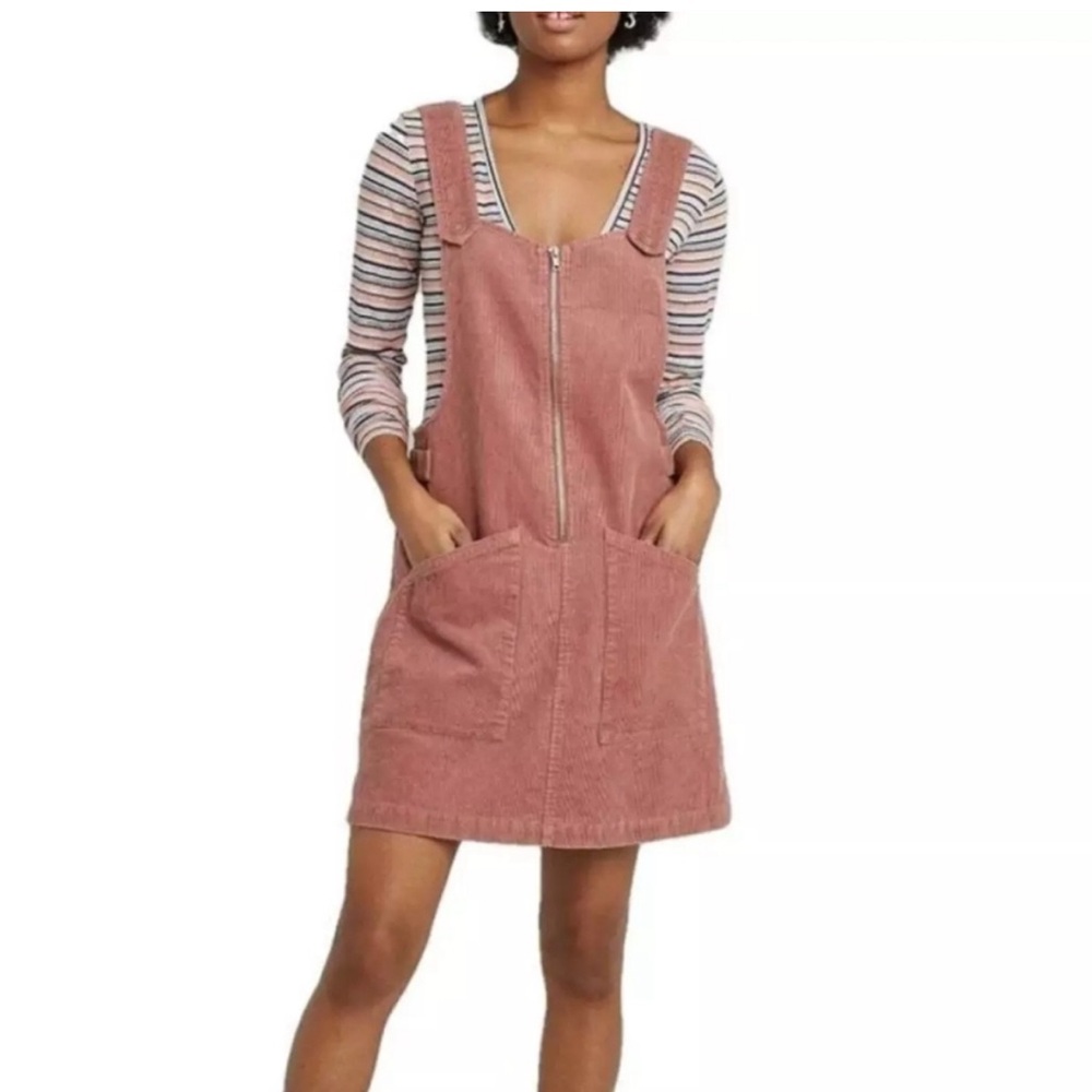 Wild fable corduroy overall dress